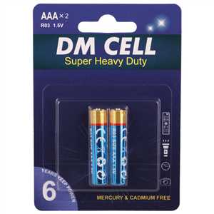 باتری نیم قلم DM CELL SUPER HEAVY DUTY