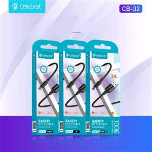 کابل شارژ میکرو سلبریت CELEBRAT CB-32 1M 3A