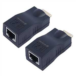 تبدیل افزایش طول HDMI با کابل شبکه انوشان ( HDMI EXTENDER 30M ANOSHAN A-823 )