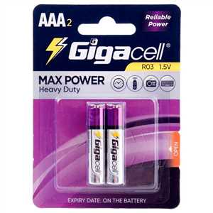 باتری نیم قلم GIGACELL Max Power Heavy Duty 