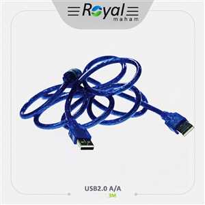 کابل 2 سر USB رویال ROYAL 3M -کابل لینک