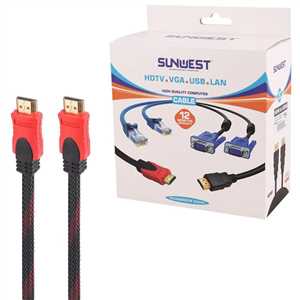 کابل HDMI سان وست HDMI SUNWEST 15M