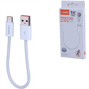 کابل شارژ تایپ سی الدینیو LDNIO LS901 20CM 25W پاوربانک