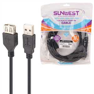 کابل افزایش USB سان وست SUNWEST USB CABLE 10M