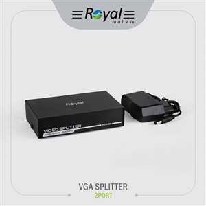 اسپلیتر 1 به 2 VGA رویال ROYAL 2 PORT VGA-2002 