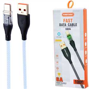 کابل شارژ TYPE C فرست یو FIRSTYOU C034 1M 6A