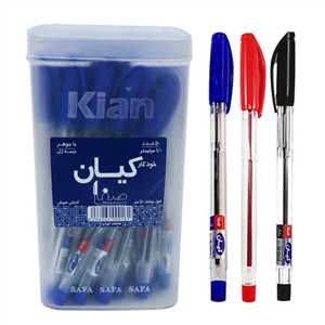 خودکار کیان  نوک Kian 1mm - آبی