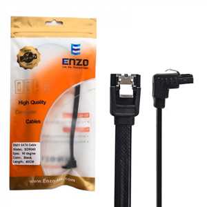 کابل هارد ساتا قفل دار 90 درجه انزو