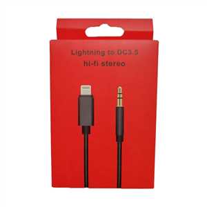 کابل تبدیل IPHON به جک 3.5 میلی متری (8PIN TO 3.5 AUX )