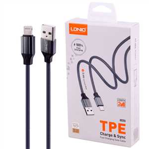 کابل شارژ IPHON فست الدینیو LDNIO LS442 2M 2.4A