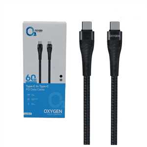 کابل شارژ اکسیژن OXYGEN LX-3 Type-C to Type-C 1-M 60W