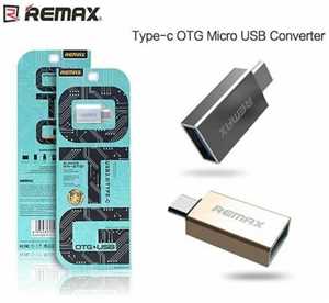 تبدیل او تی جی ریمکس تایپ سی TYPE C USB OTG Remax
