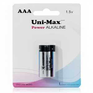 باتری نیم قلم UNI-MAX POWER ALKALINE