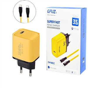 شارژر دیواری فست جیفیوز GFUZ CH-94CC 35W + کابل TYPE C