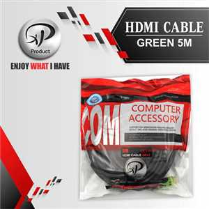 کابل HDMI اکس پی HDMI XP GREEN 5M