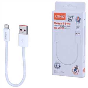 کابل شارژ آیفون الدینیو LDNIO LS901 20CM 25W  پاوربانک