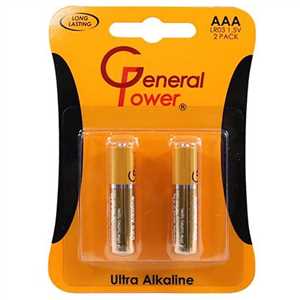 باتری نیم قلم GENERAL POWER ULTRA ALKALINE
