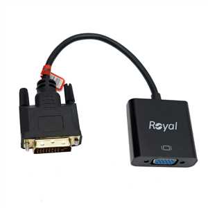 تبدل DVI به VGA رویال (DVI TO VGA ROYAL RC-125)