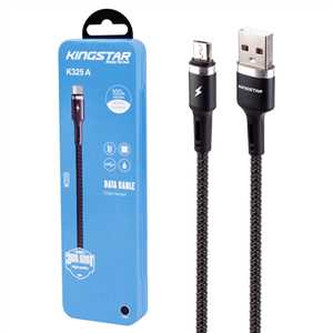 کابل شارژ میکرو کینگ استار KINGSTAR K325A 1M 3A