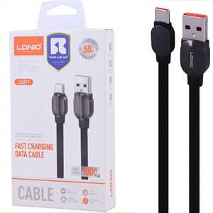 کابل شارژ TYPE C الدینیو LDNIO LS211 1M 50W