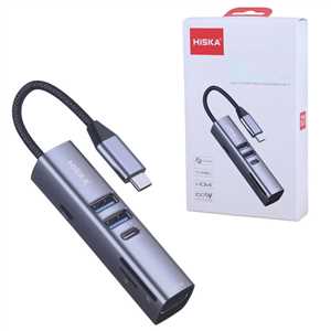 هاب 7 پورت Type-C هیسکا HISKA H-HR53