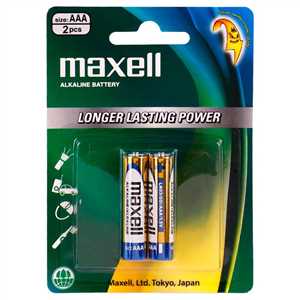 باتری نیم قلم MAXELL ALKALINE