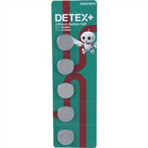 باتری سکه ای DETEX 2016- پک 5تایی